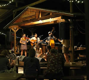 camping at the american River music festival