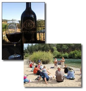 Wine tasting and hiking along the American River