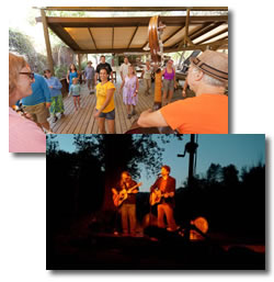 Camping options for American River Music Festival